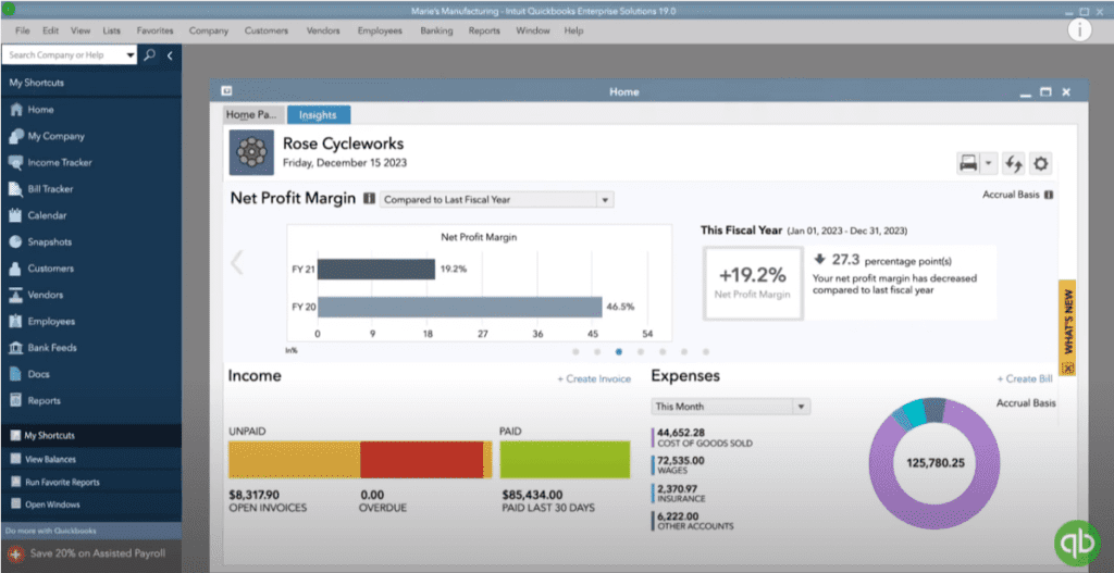 QuickBooks Desktop Enterprise Silver Monthly Subscription SaaS Direct