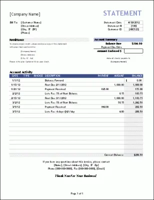 billing-statement