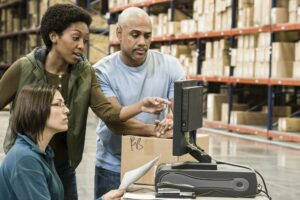 Warehouse workers