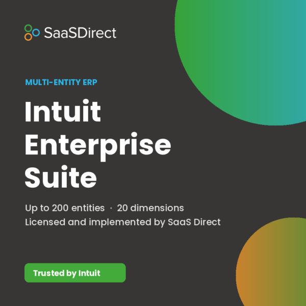 Intuit Enterprise Suite, licensed and implemented by SaaS Direct